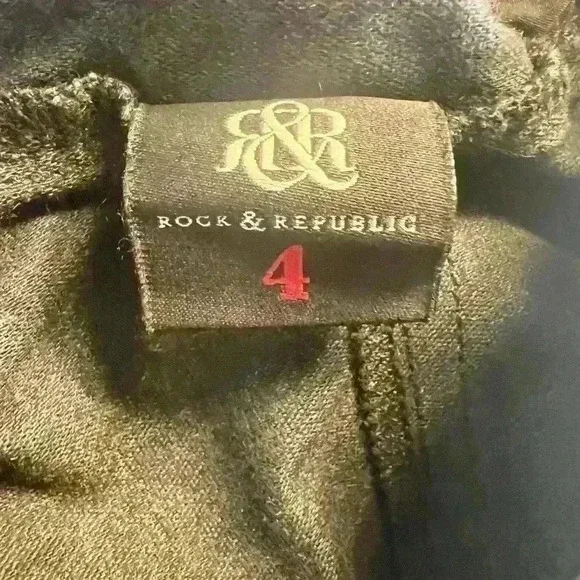 Rock & Republic Faux Leather Pants Women - Picture 4 of 4